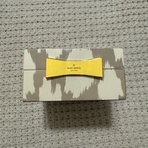 [NWT] Kate Spade Square Jewelry Box - Animal Print